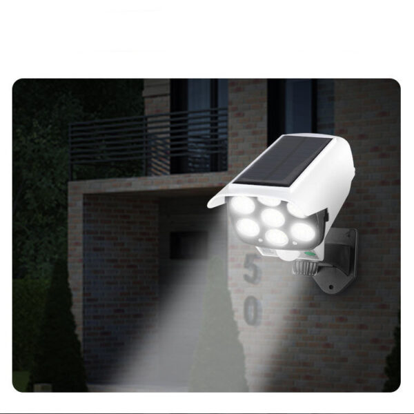 Simulation Surveillance Fake Camera Solar Sensor Wall Light - Image 5