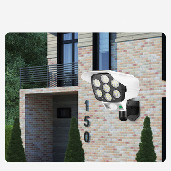 Simulation Surveillance Fake Camera Solar Sensor Wall Light - Image 2