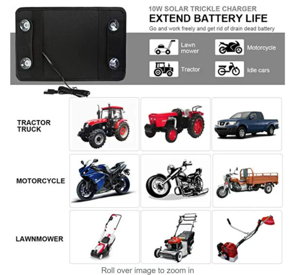 Fashion Personality Single-crystal Solar Battery Charger - Image 2