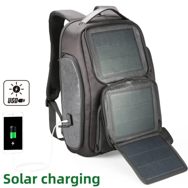 Solar Charging Outdoor Business Backpack - Image 3