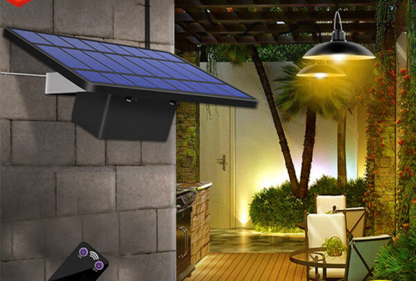 One Solar panel for one or two outdoor garden lights - Image 3