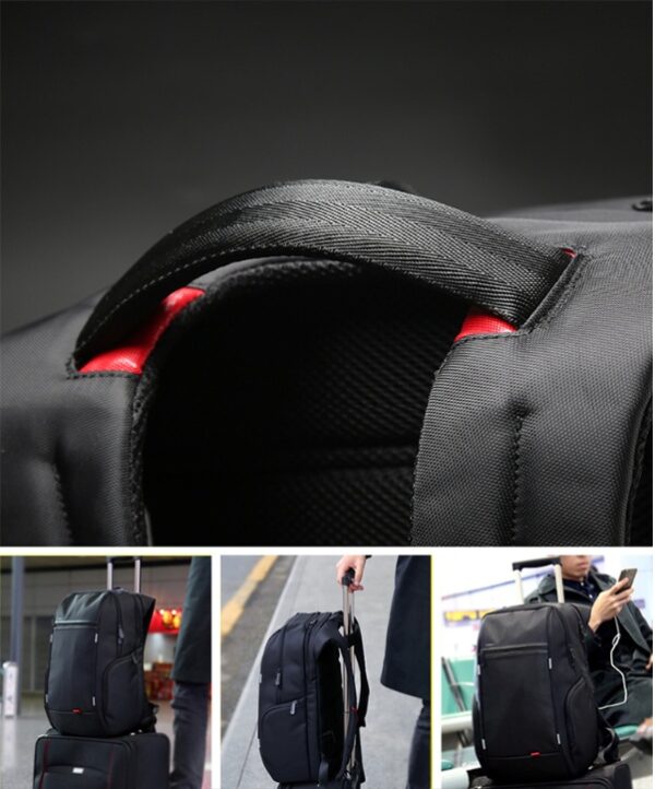Solar USB rechargeable backpack - Image 2
