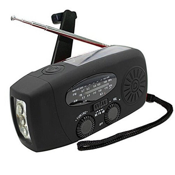 Solar hand crank radio flashlight - Image 2