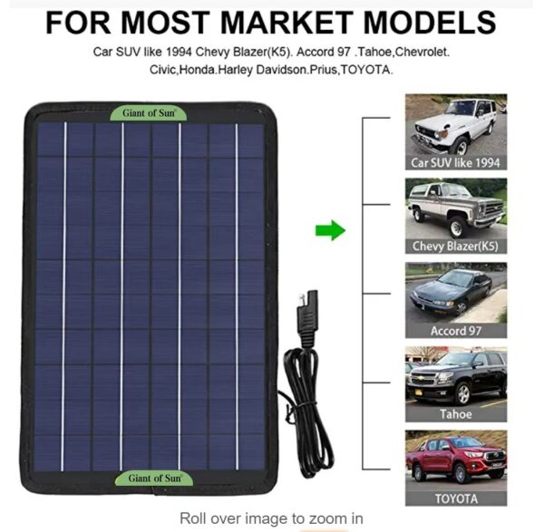 Fashion Personality Single-crystal Solar Battery Charger - Image 5